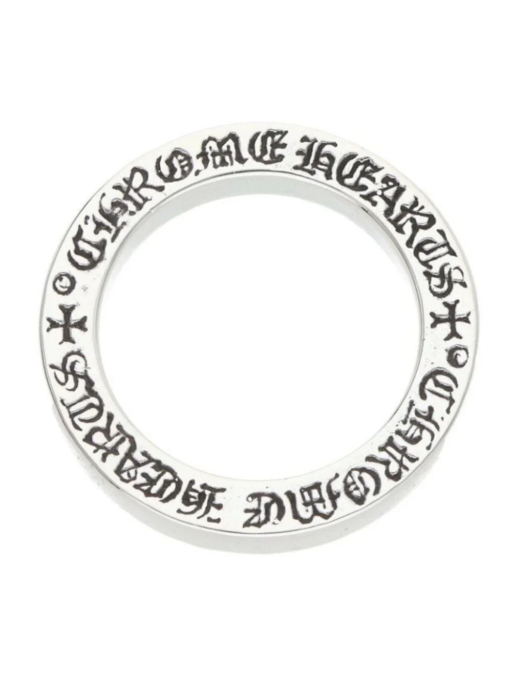 Chrome Hearts Spacer Pln Plain Silver Ring